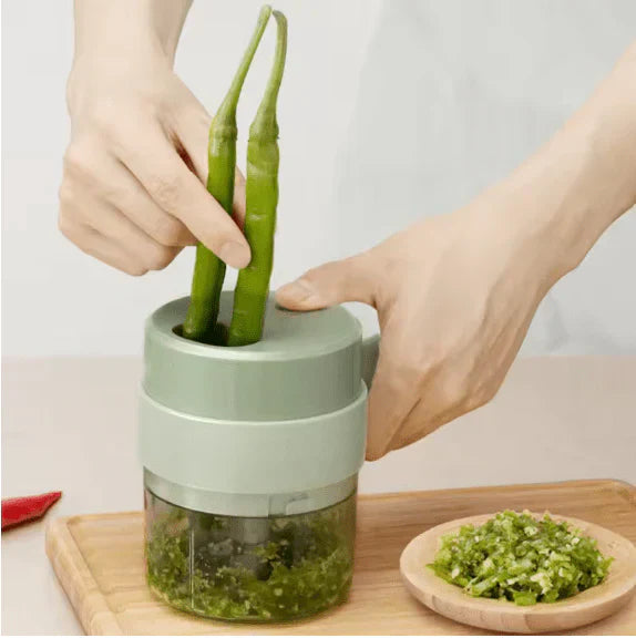 Household Multifunctional Wireless Electric Garlic Masher